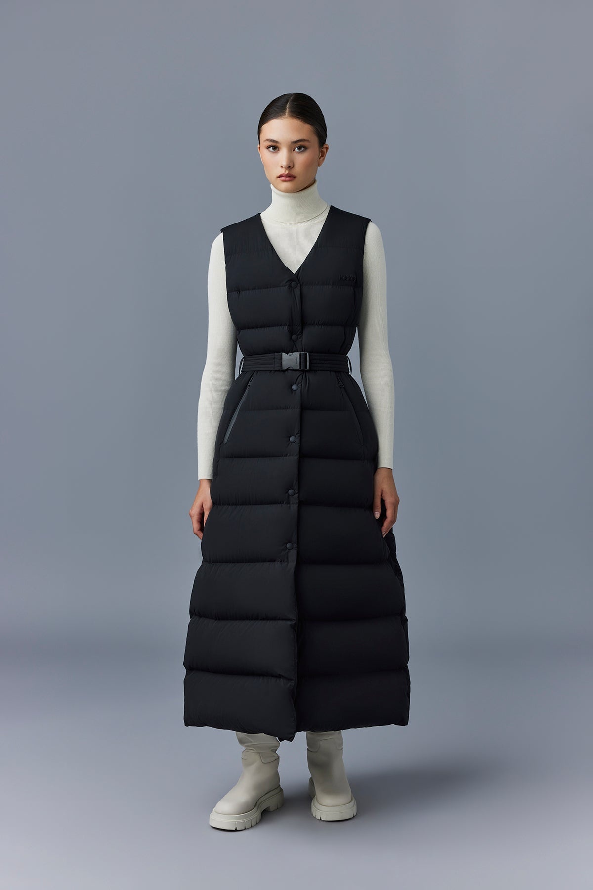 MISTY-CITY Sleeveless light down coat - 4