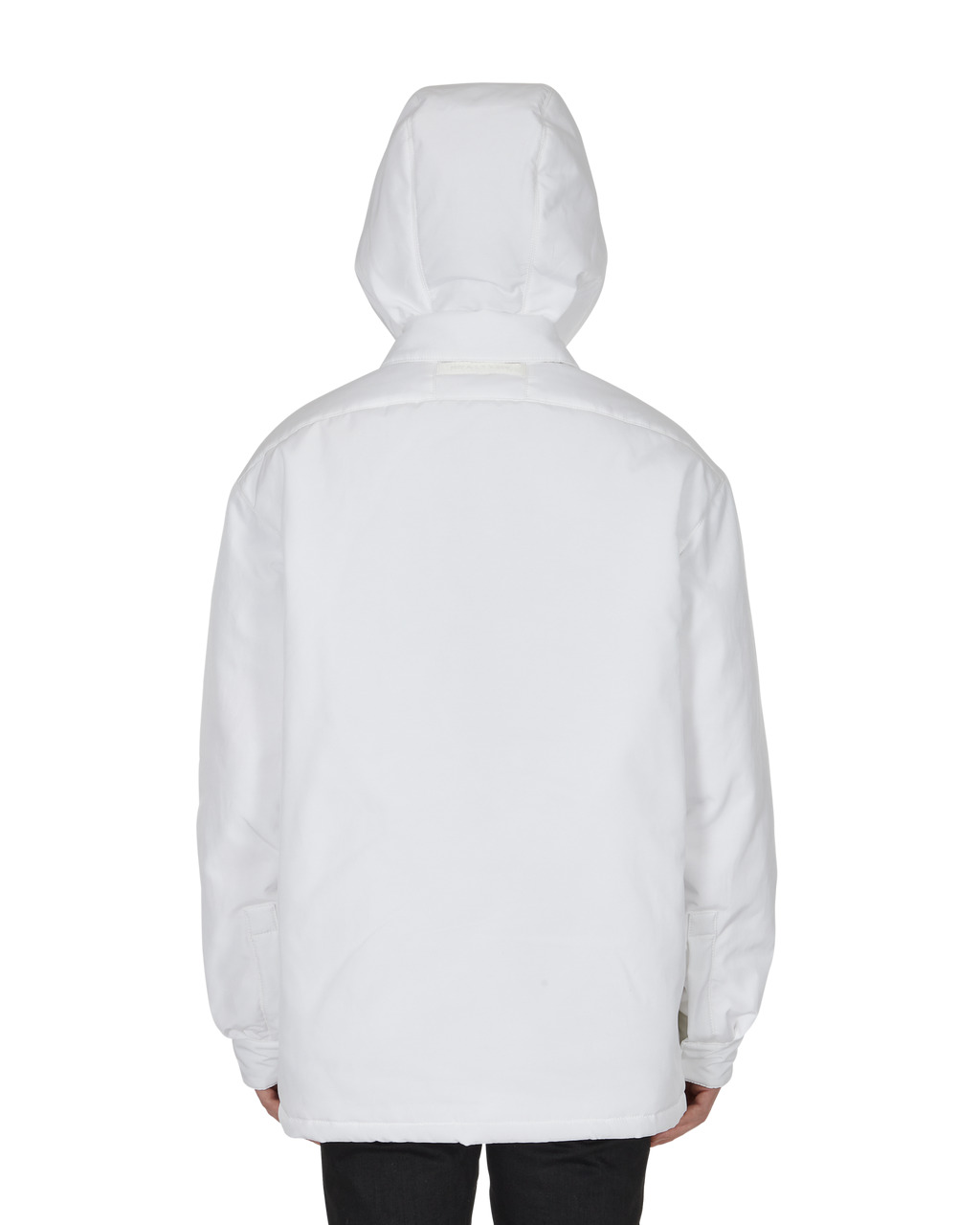 HOODED NYLON JACKET - 6