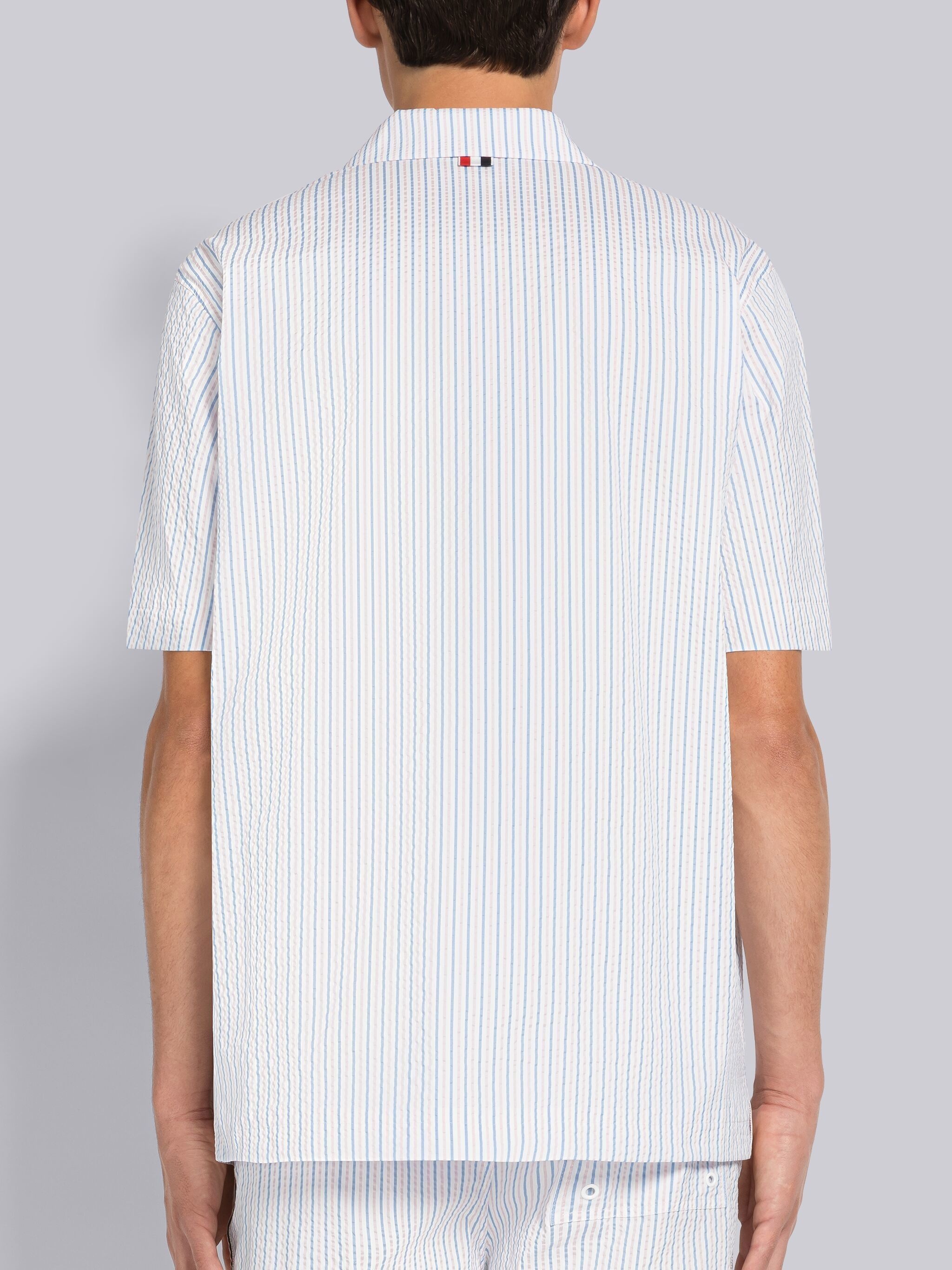 SEERSUCKER TECH SWIM SHIRT - 3