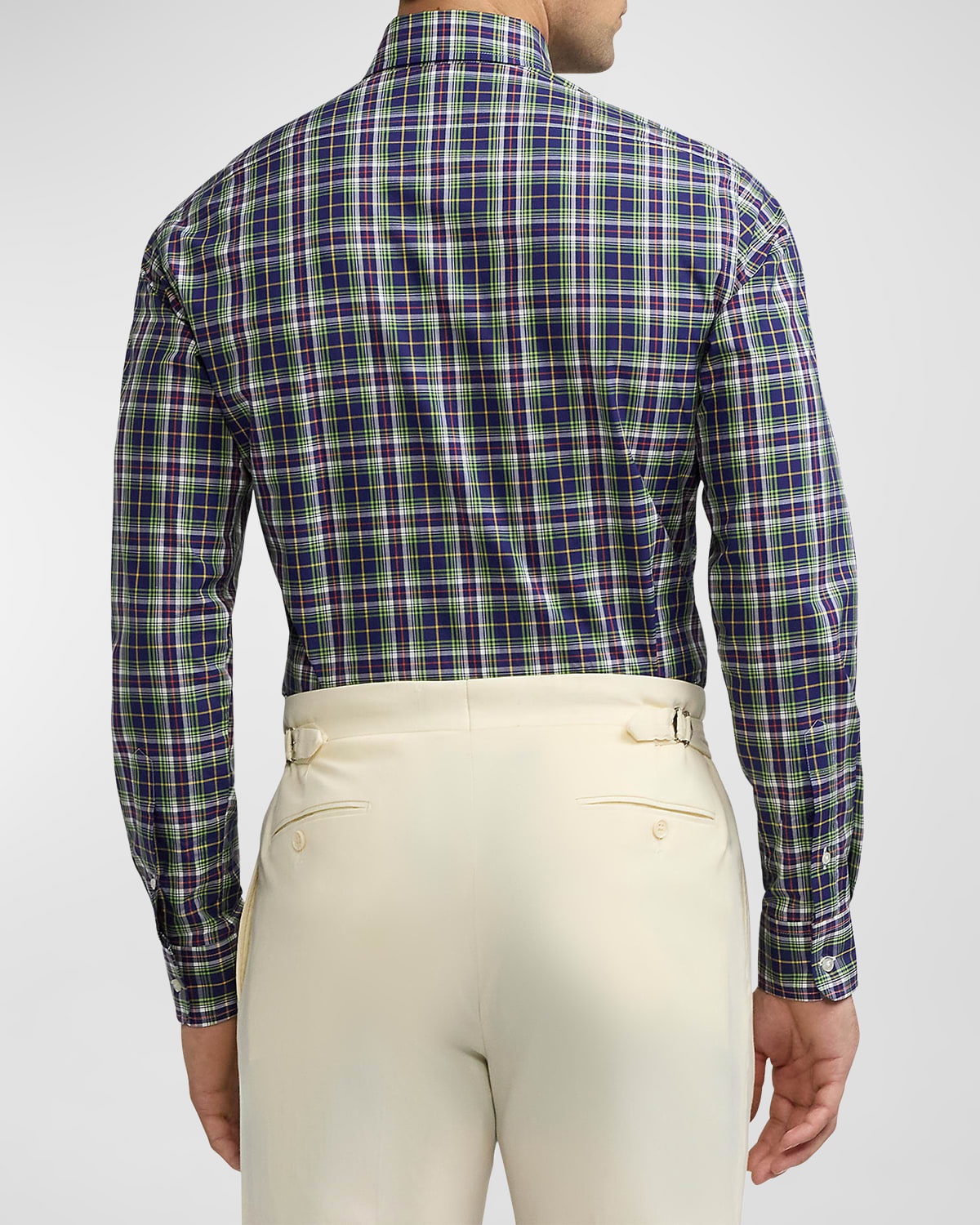 Men's Cameron Plaid Poplin Sport Shirt - 4