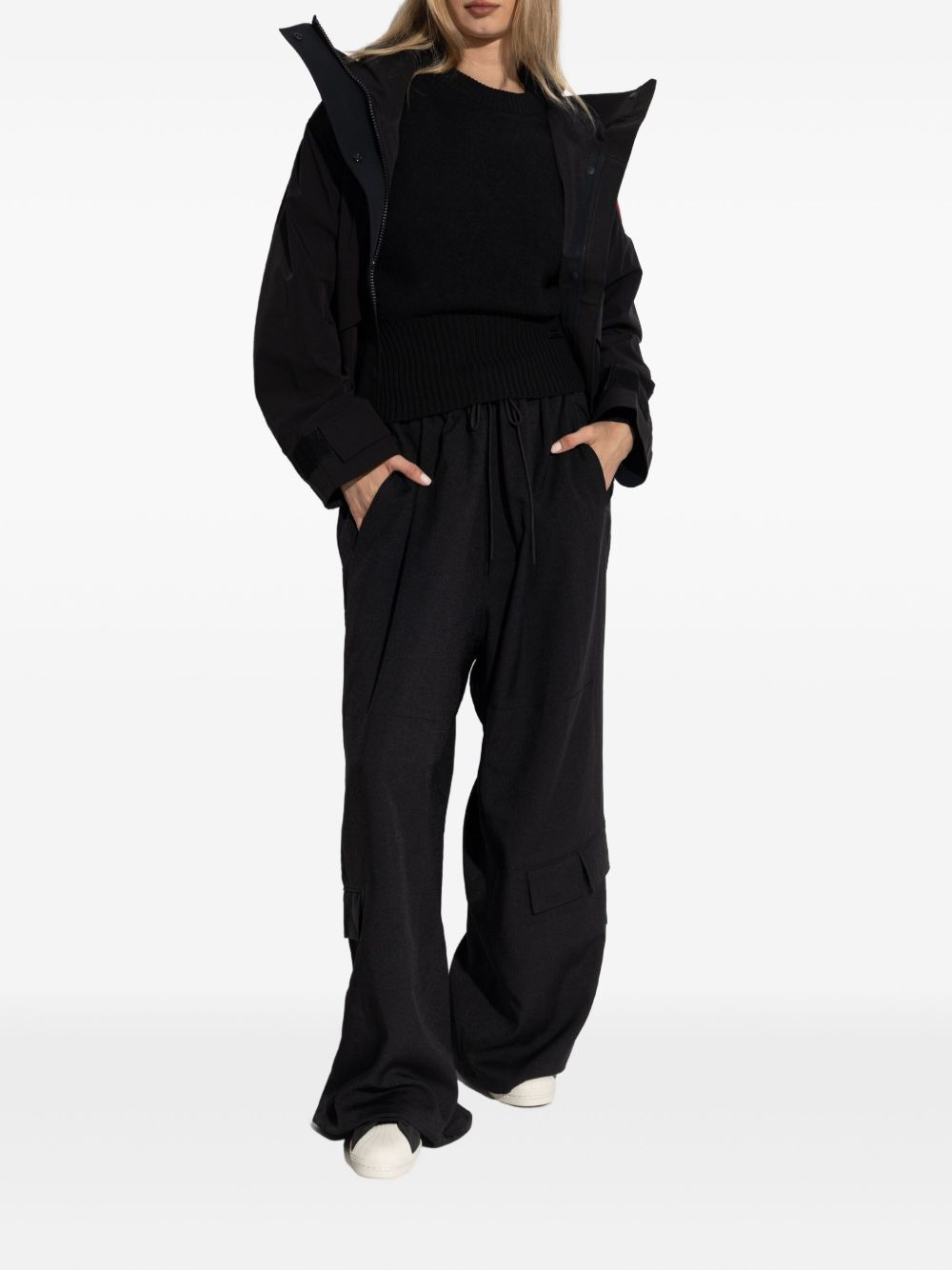 ribbed-hem sweater - 2