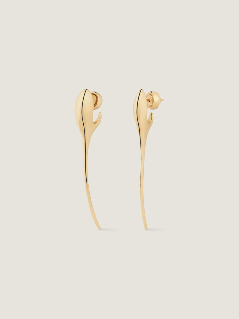 MAPLE SEED EARRINGS IN METAL 3