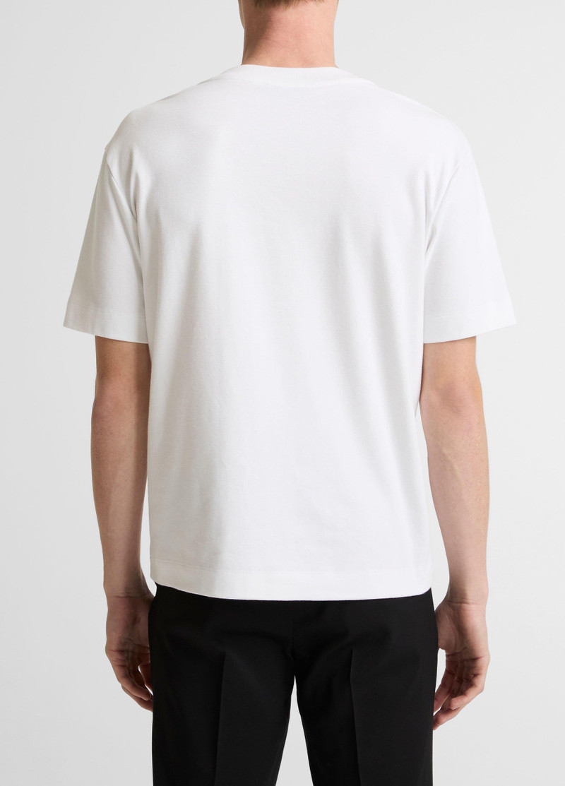 Vince Peached Cotton Jersey T-Shirt outlook