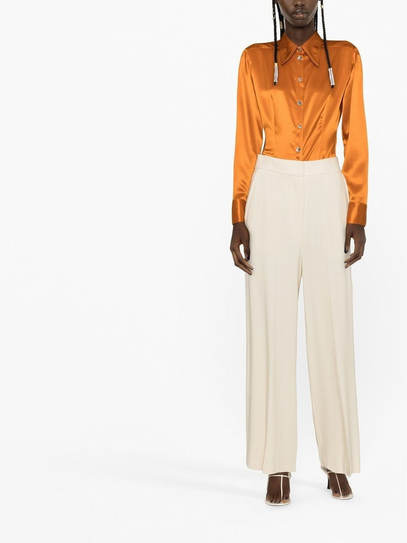 KHAITE virgin wool-blend trousers outlook