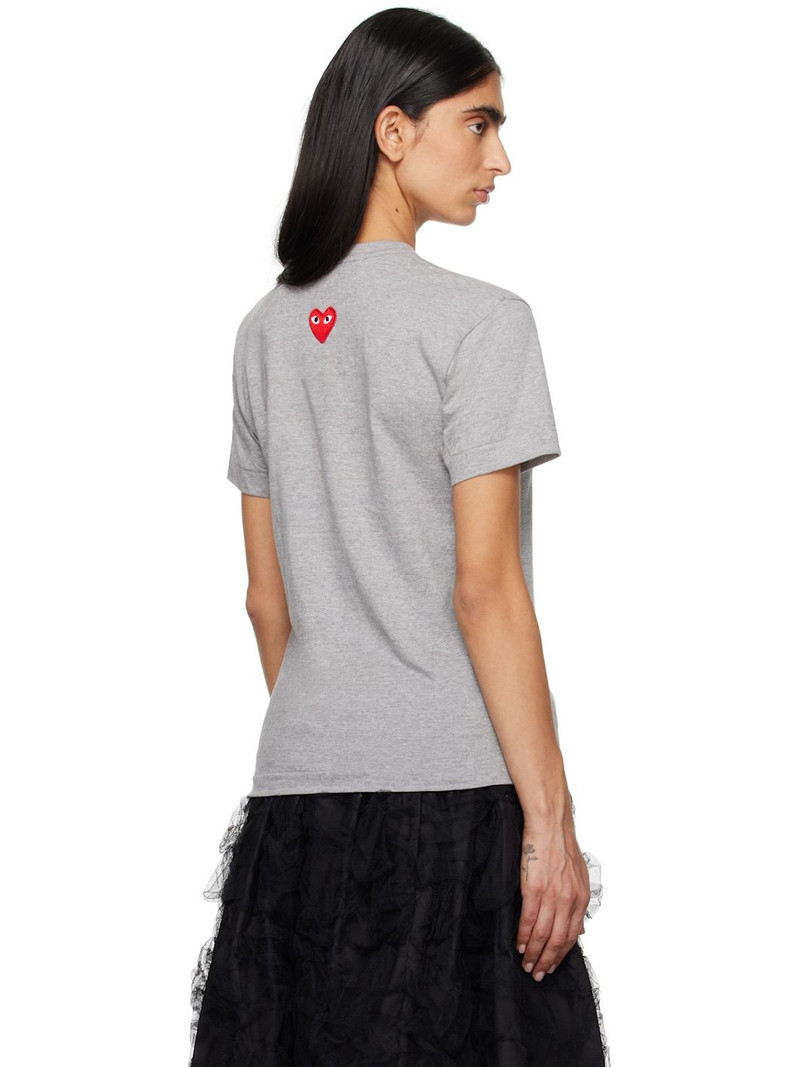 Gray 'Heart On Back' T-Shirt 3
