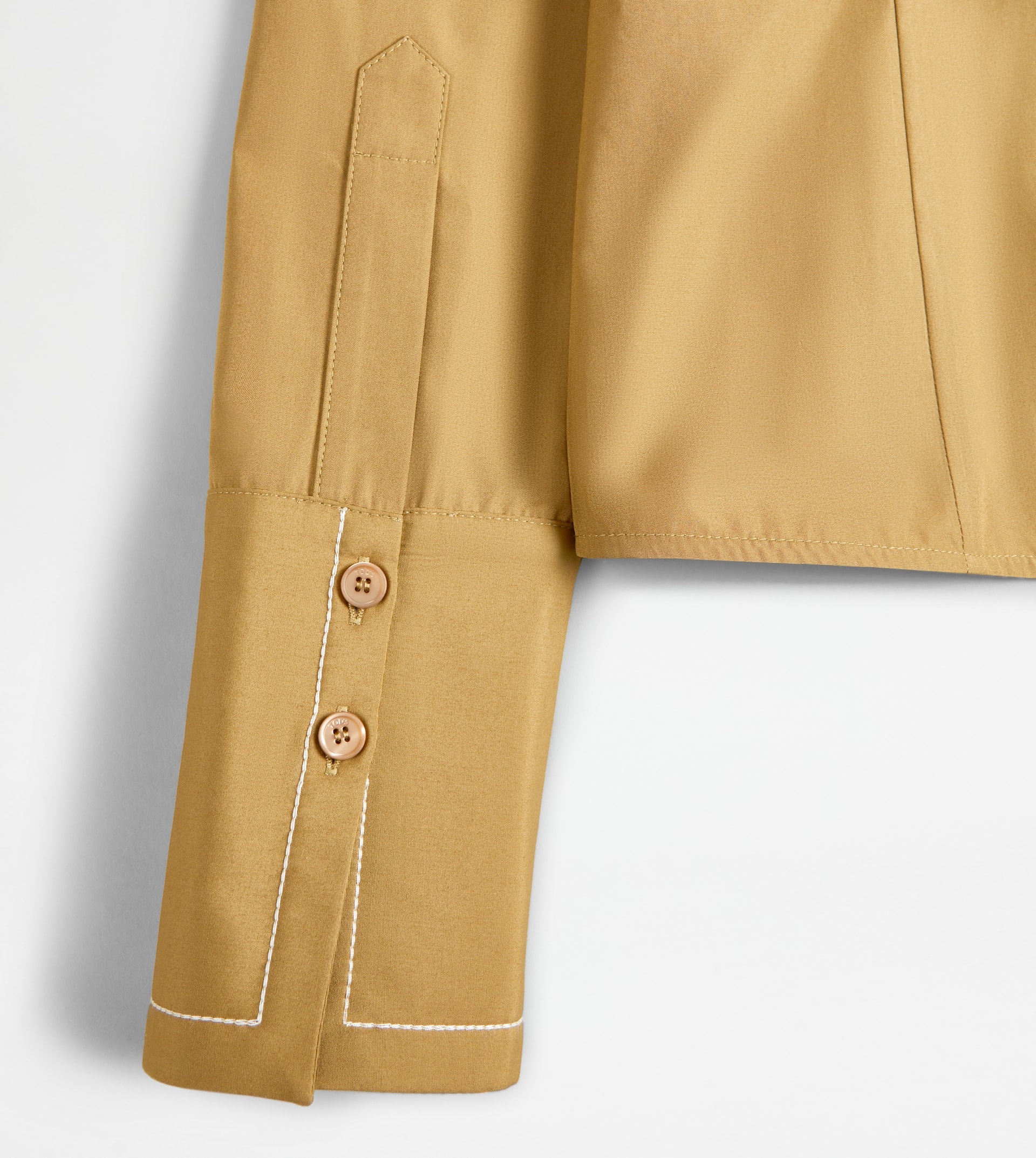 SHIRT IN POPLIN - BEIGE - 10