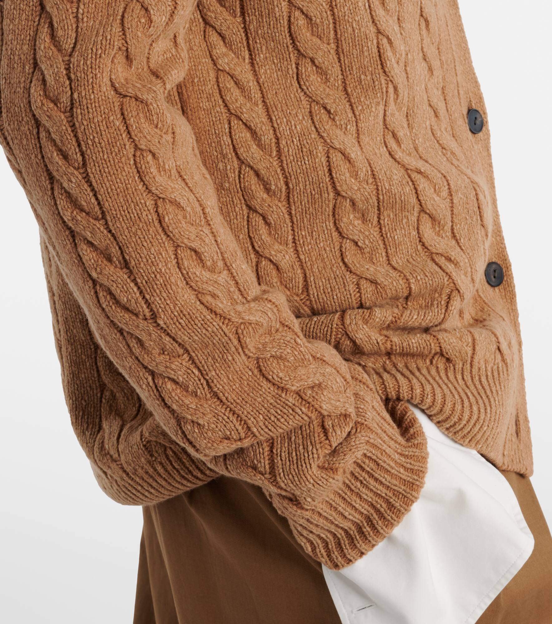 Loneke cable-knit wool cardigan - 5