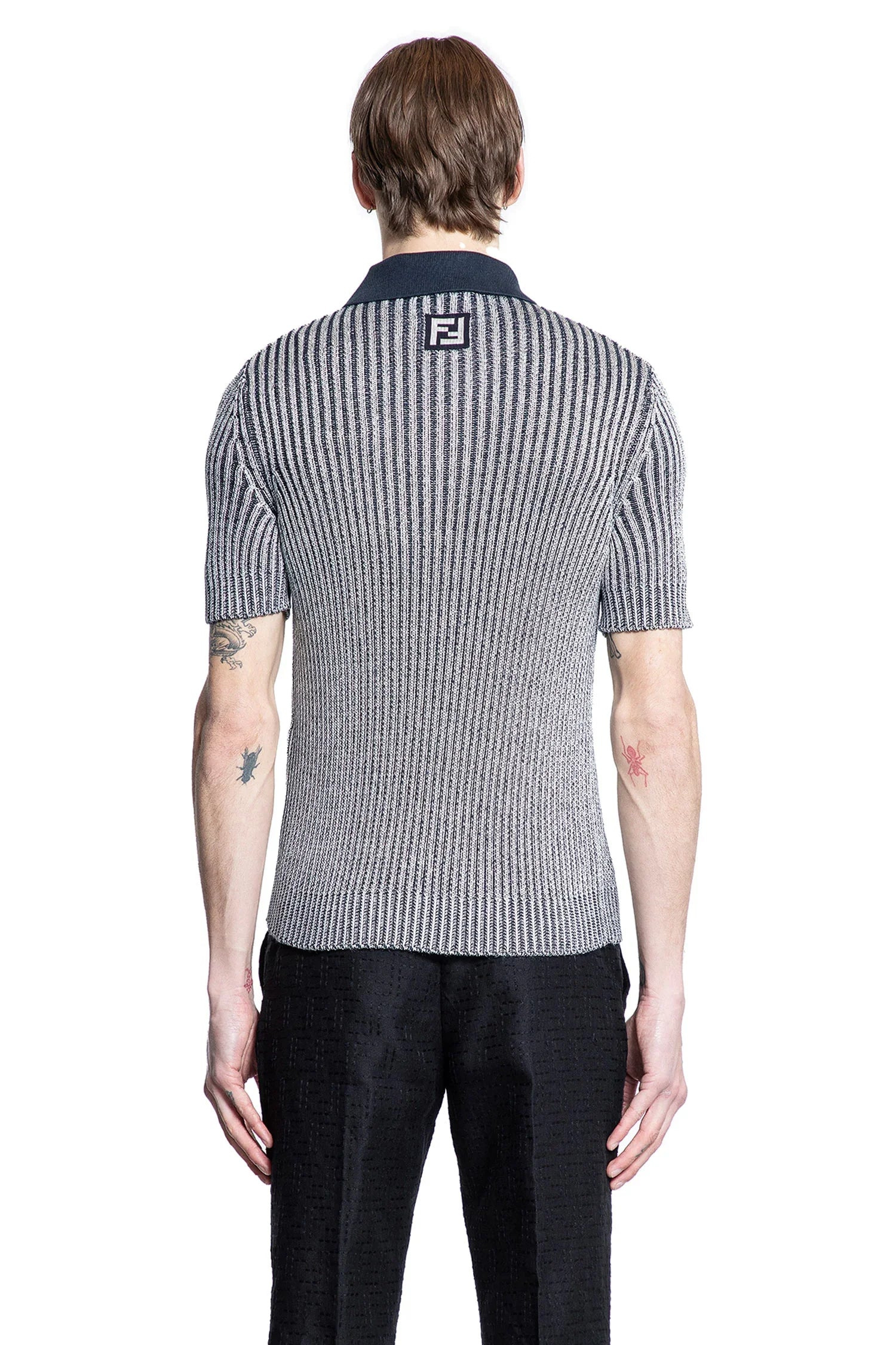 Cotton-And-Viscose-Polo-Shirt - 3