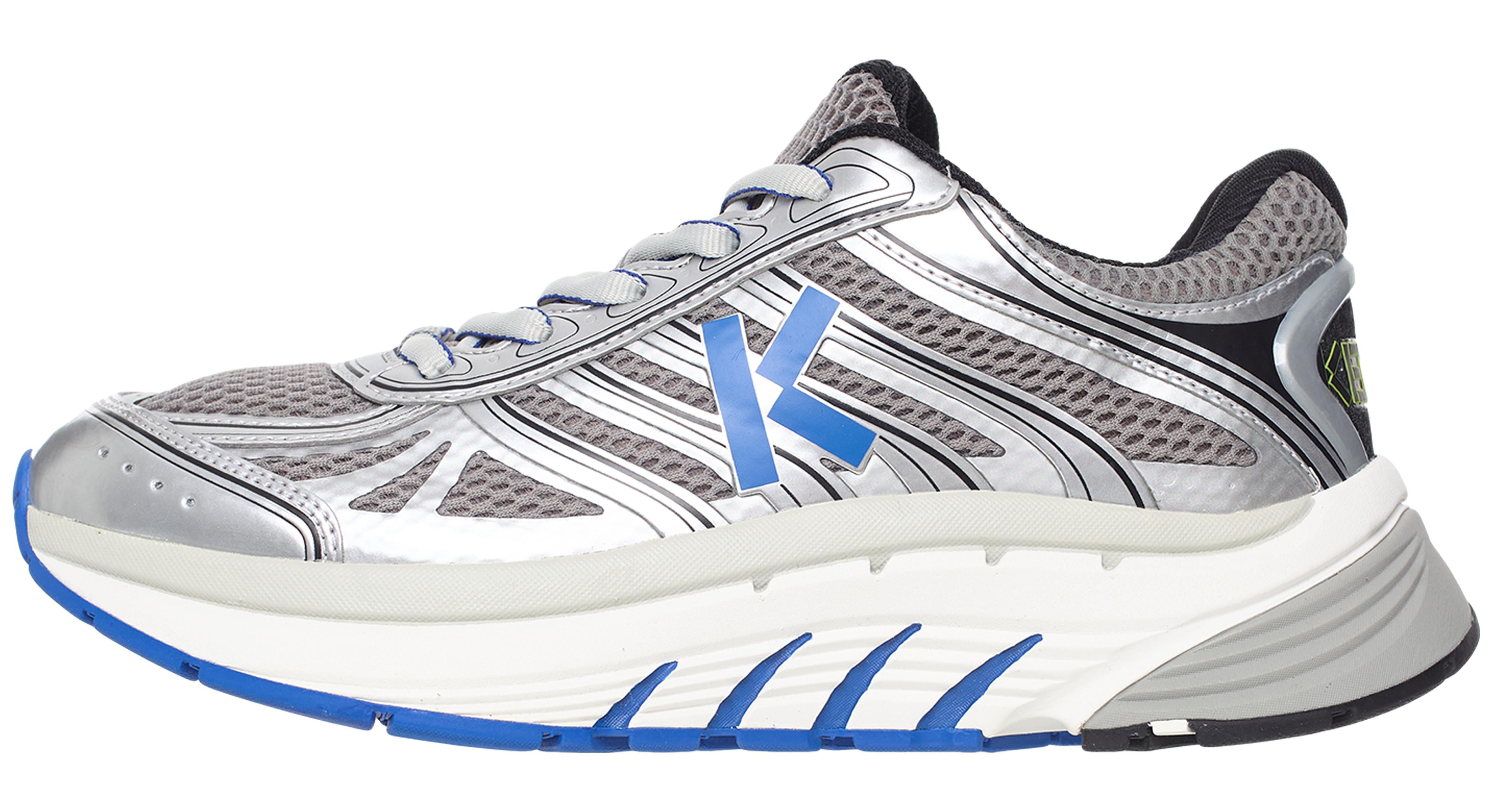 SILVER LOGO SNEAKERS - 1