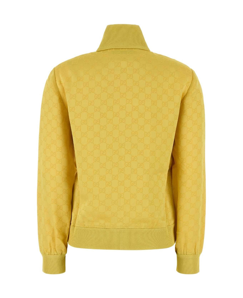 GUCCI Yellow Jacquard Sweatshirt outlook