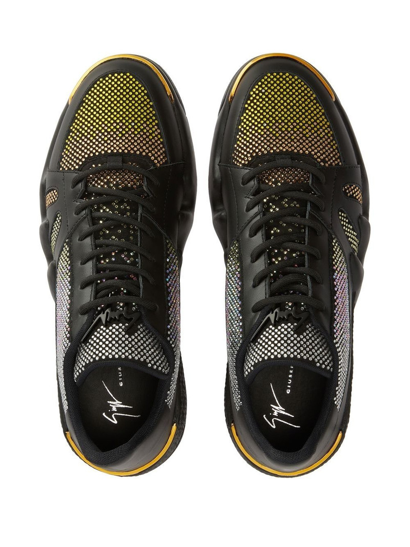 rhinestone low-top sneakers 4