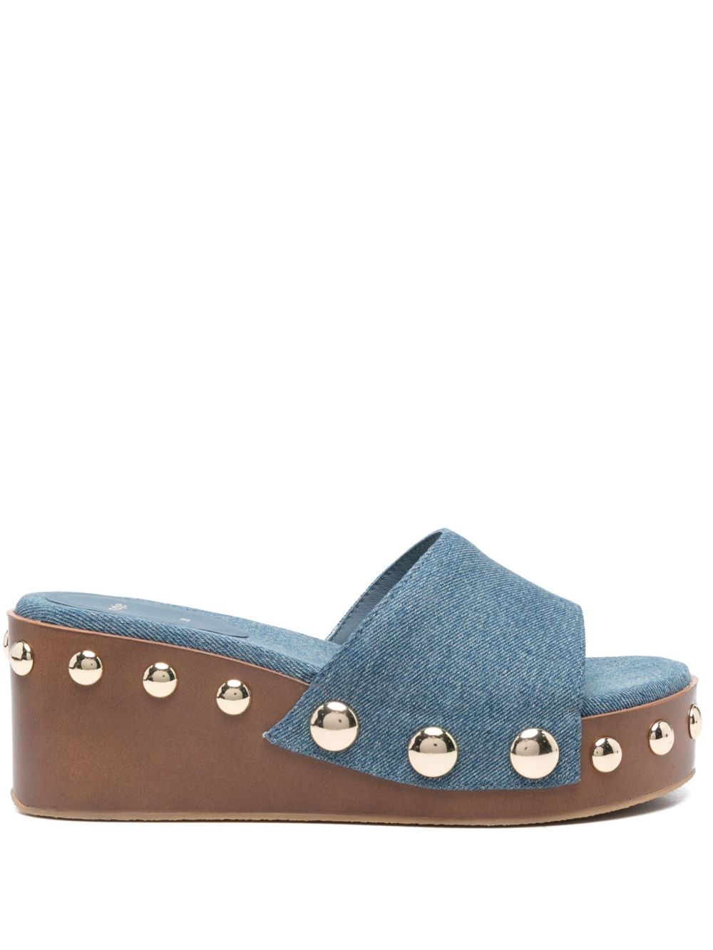 65mm denim sandals - 1