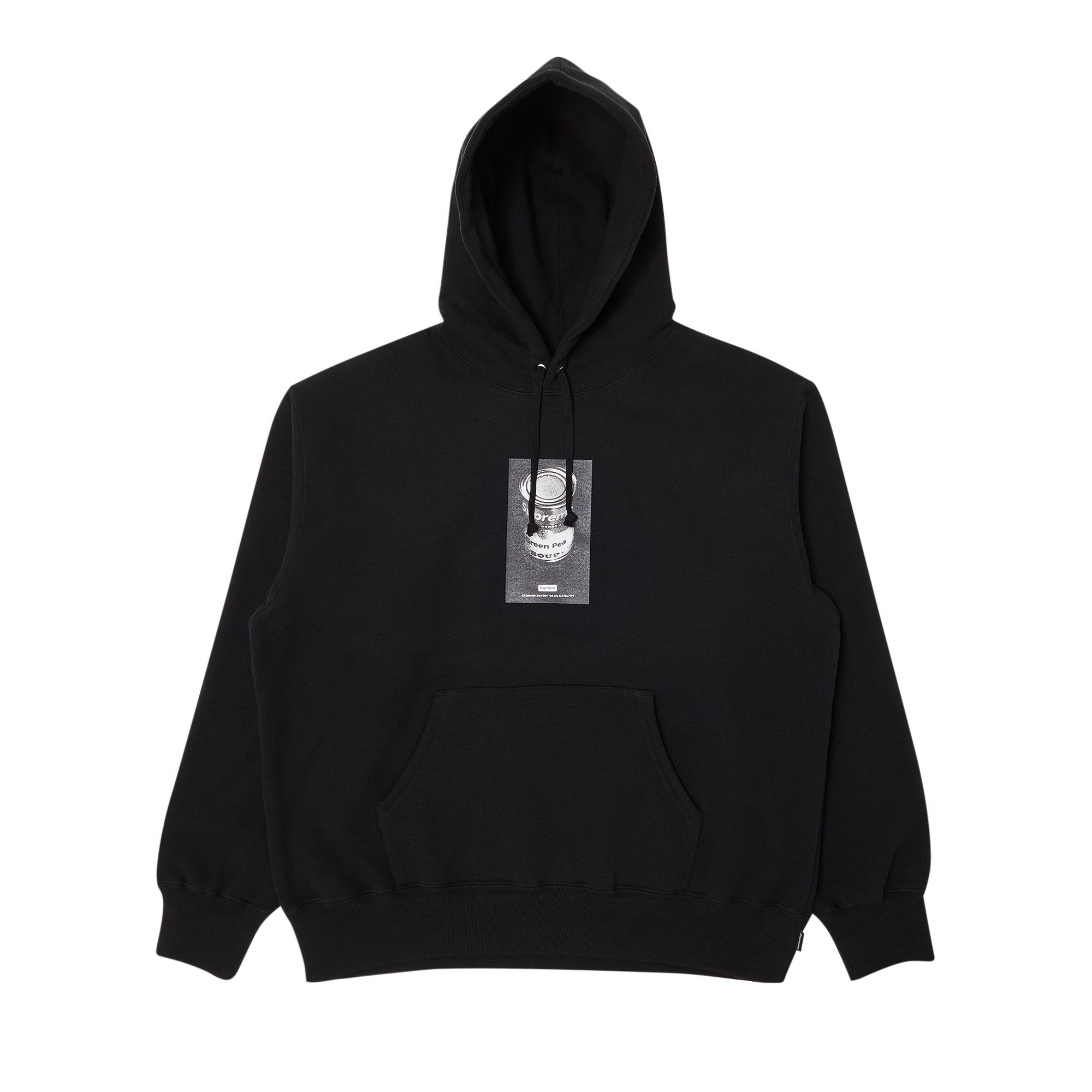 Supreme Soup Can Hooded Sweatshirt 'Black' - 1