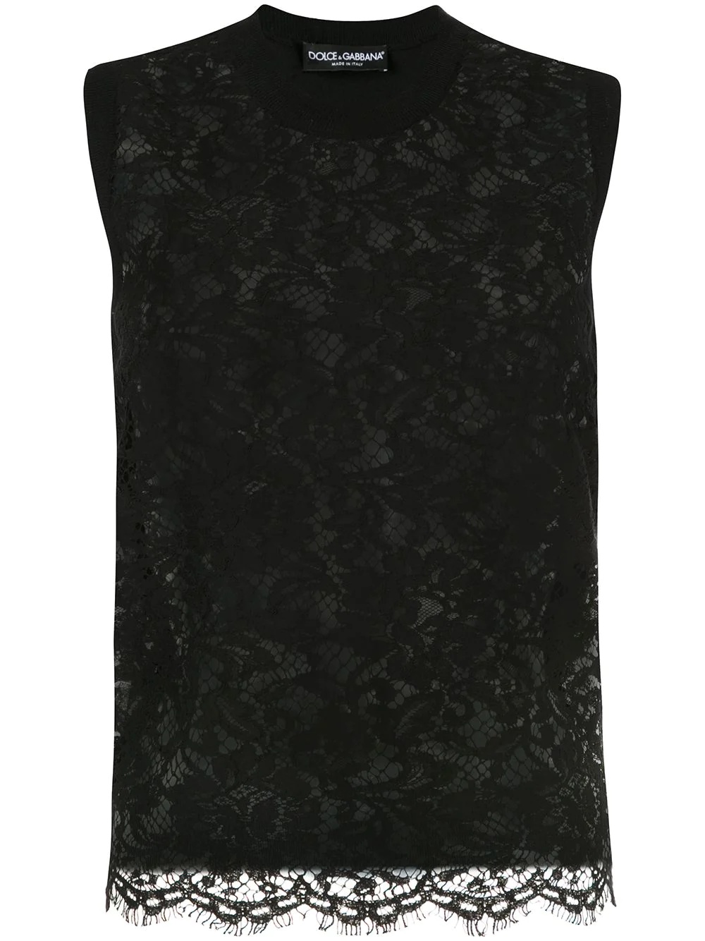 lace tank top - 1