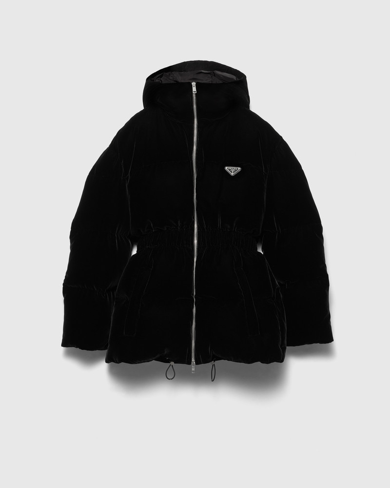 Velvet down jacket 1