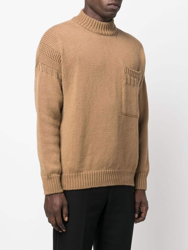 mock-neck wool jumper 3