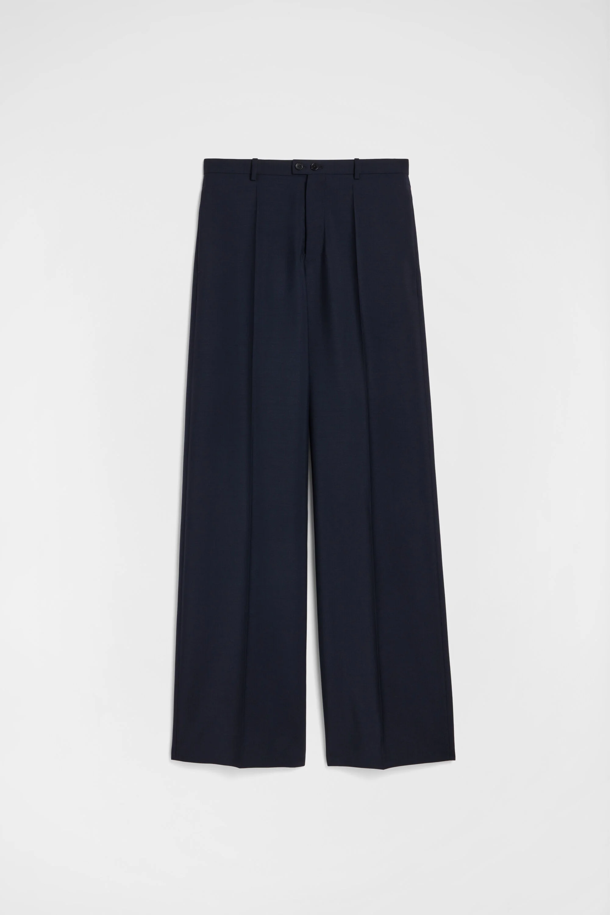 Wool Canvas Trousers - 1