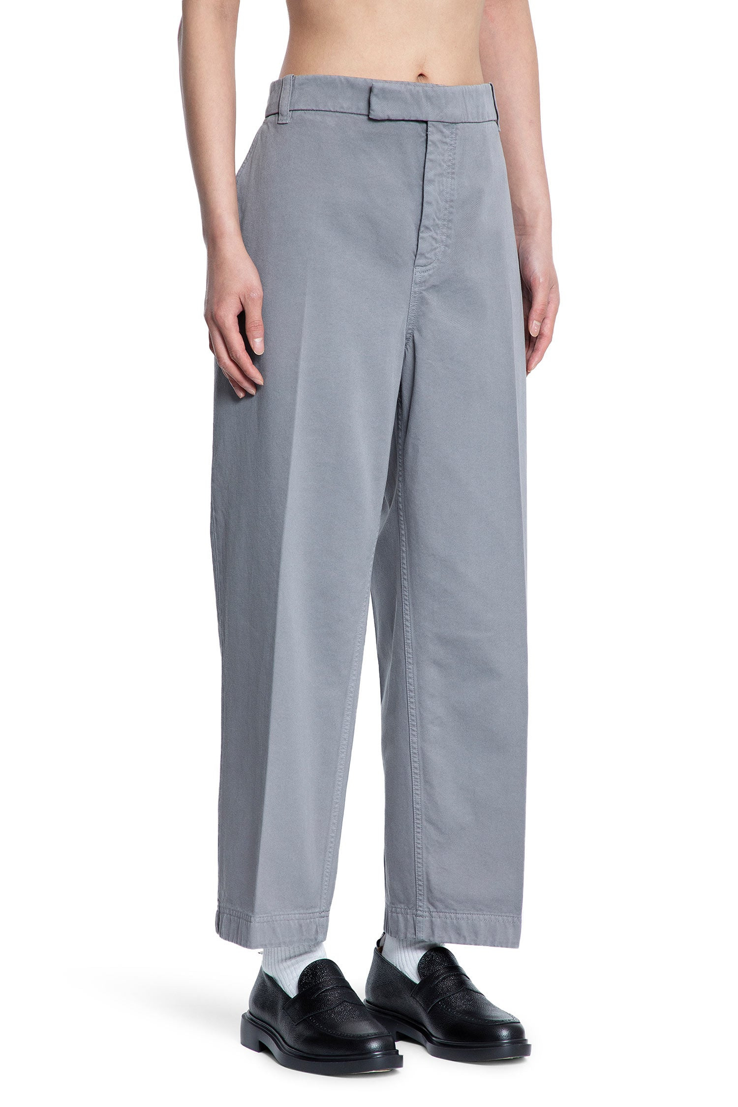 Garment-Dyed-Chino-Trousers-In-Cotton-Twill - 2