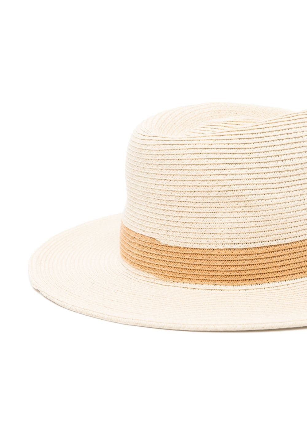 woven-raffia fedora hat - 2