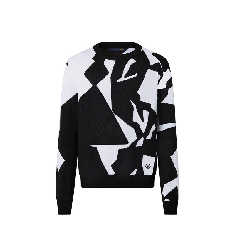 LV Abstract Houndstooth Crewneck 1