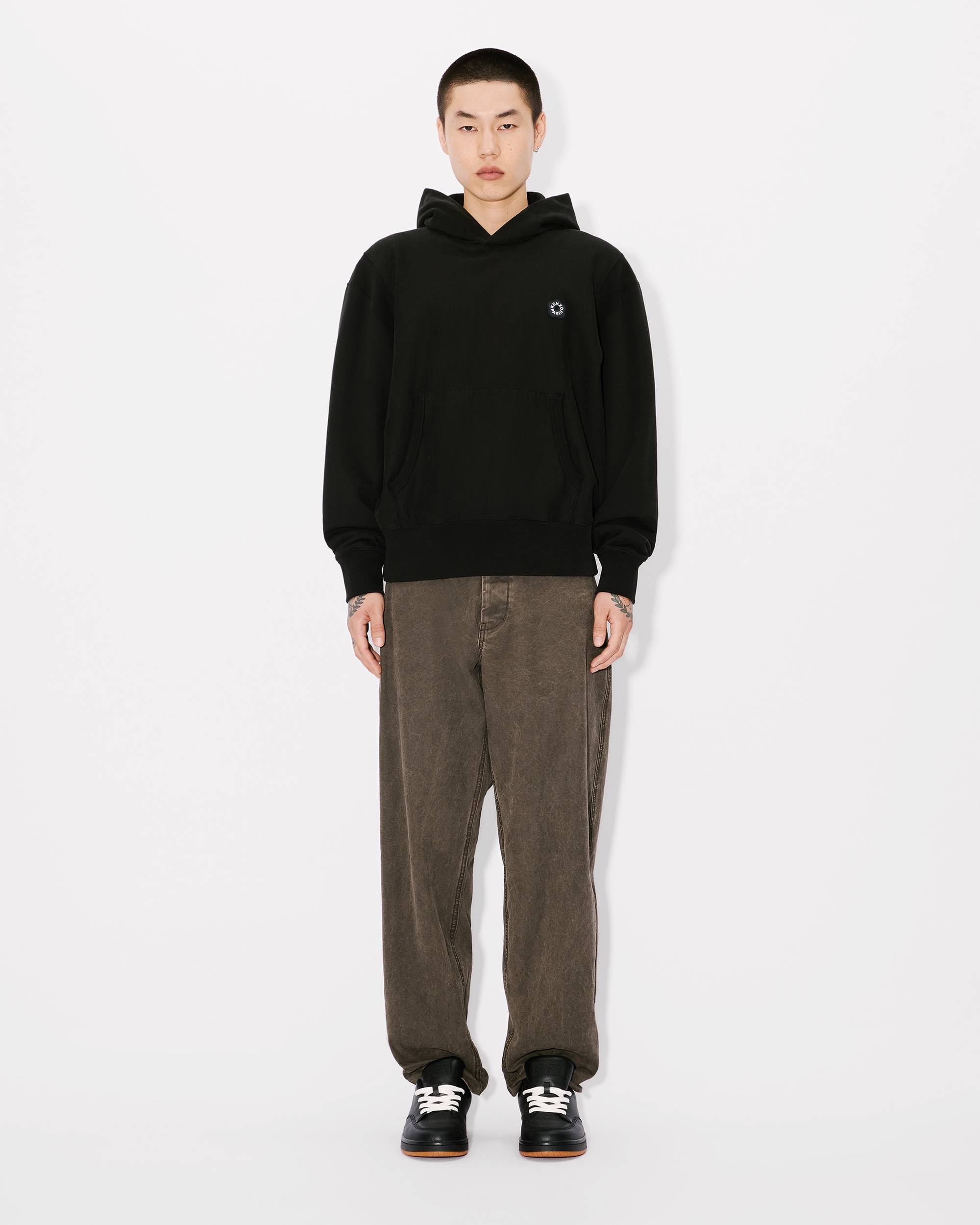 'Boke Flower 2.0' embroidered hoodie in cotton - 5