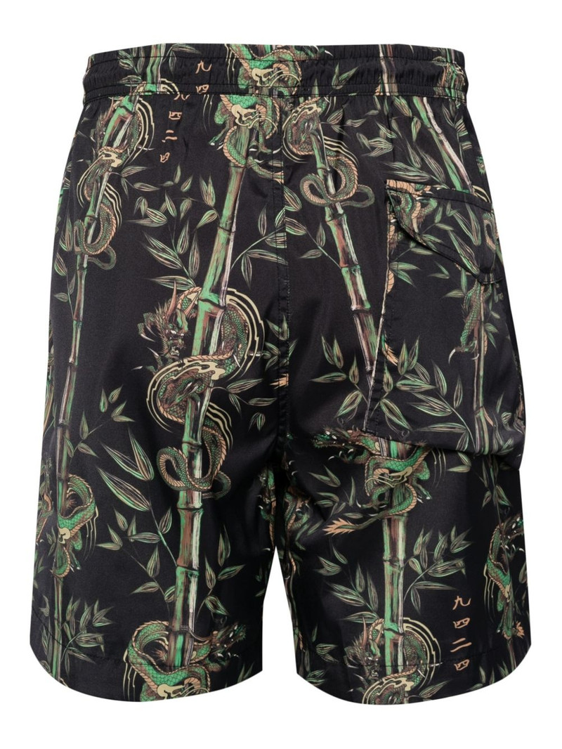 MAHARISHI Dragon Bamboo swim shorts outlook