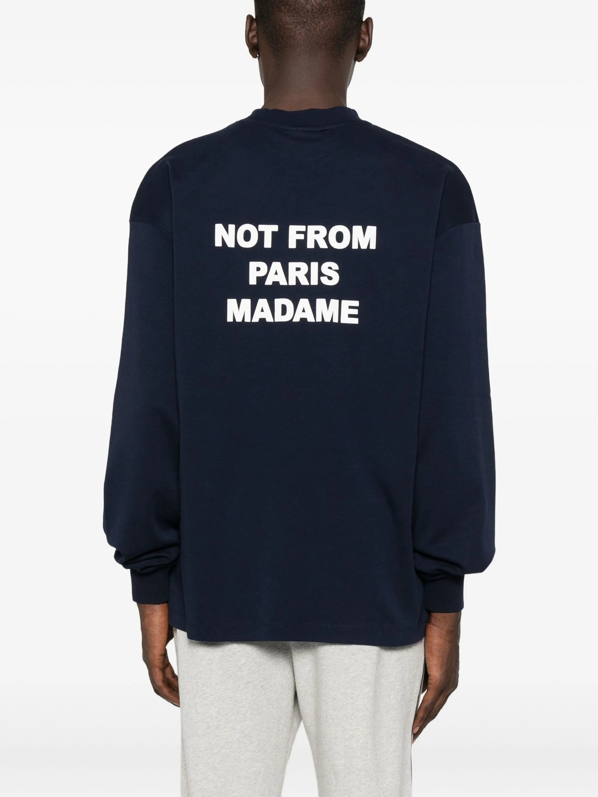Drole De Monsieur Printed Long-sleeve T-shirt - 4