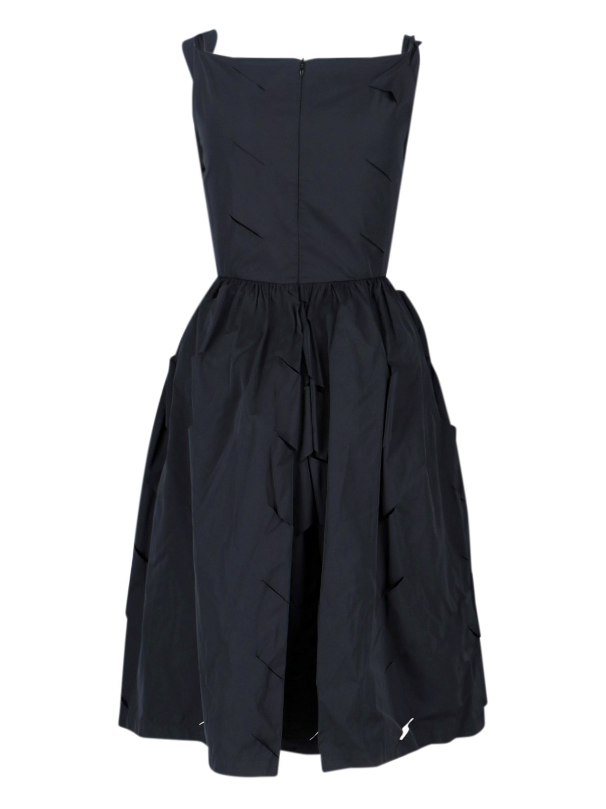 ASYMMETRICAL MIDI DRESS - 2