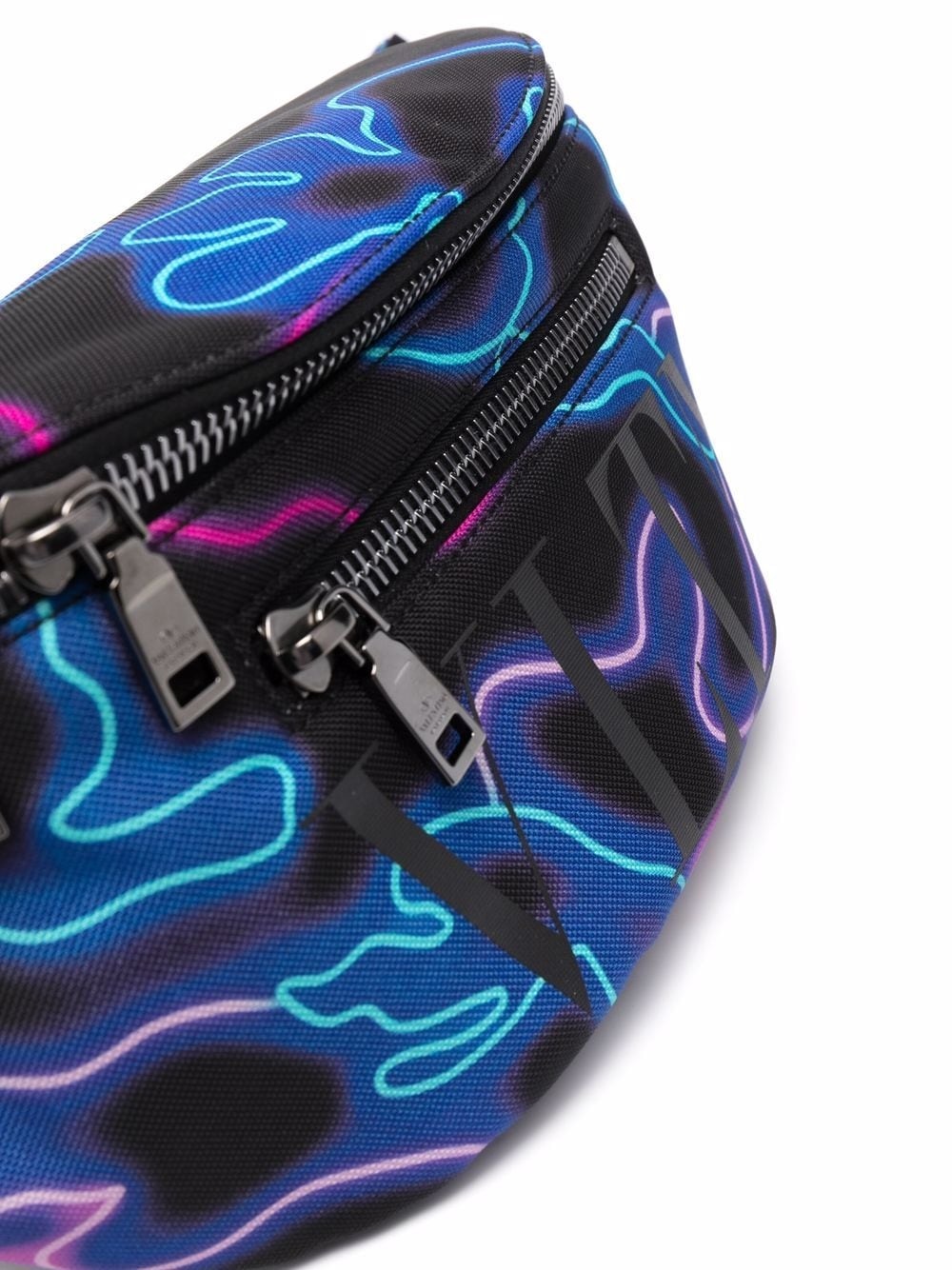 Neon Camou-print belt bag - 4