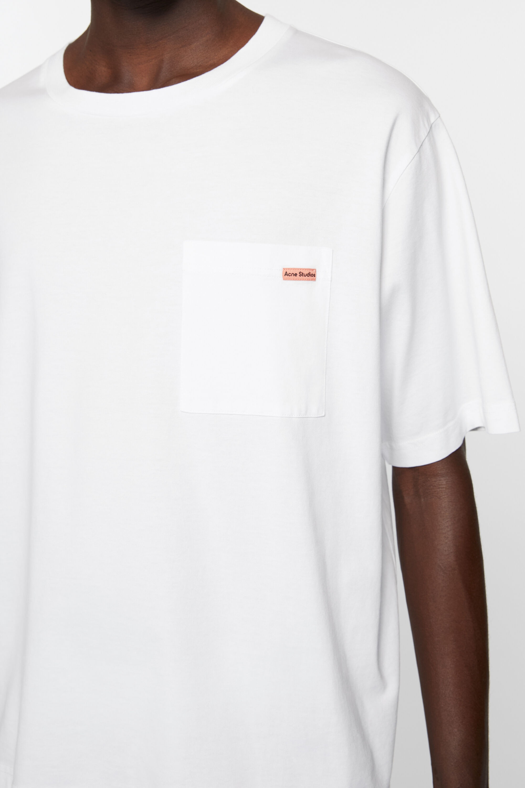 Crew neck t-shirt - Relaxed fit - Optic White - 4