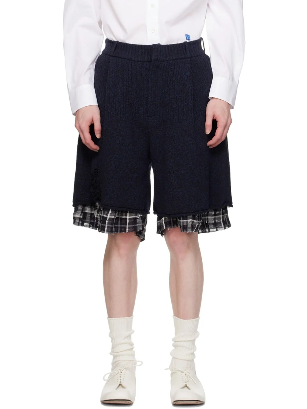 Navy Varto Shorts - 1