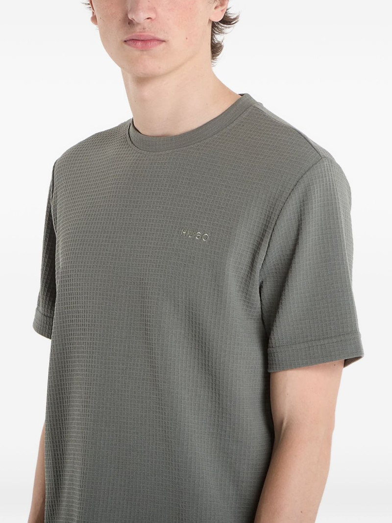 logo-print pajama T-shirt 3