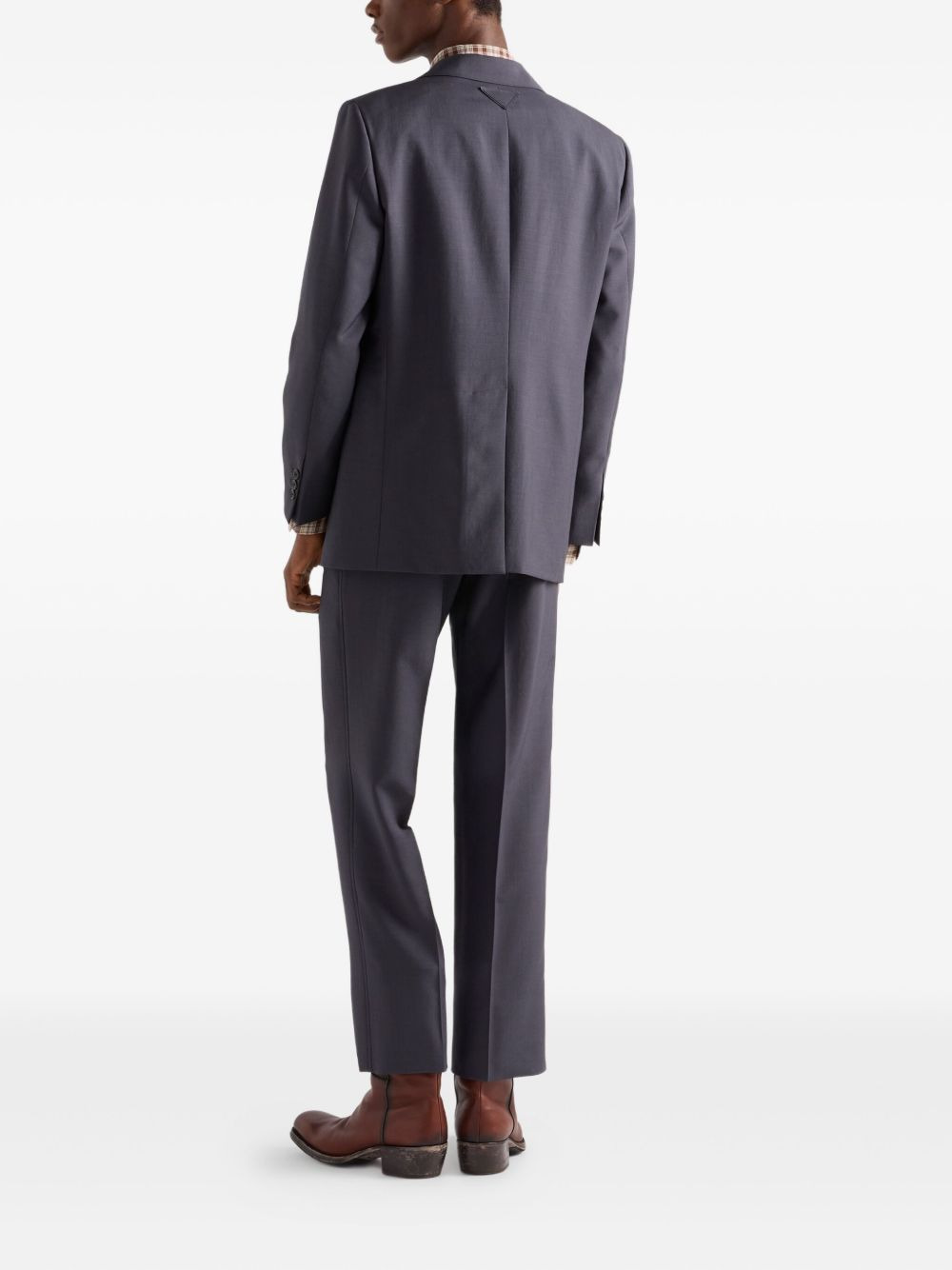 pleated wool trousers - 3