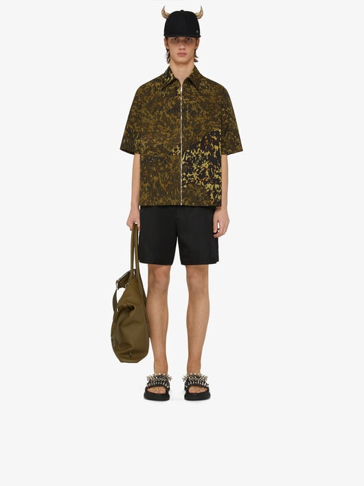 4G ANIMAL PRINTED ZIPPED SHIRT - 2
