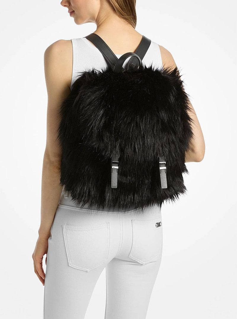 Quinn Medium Faux Fur Backpack 3