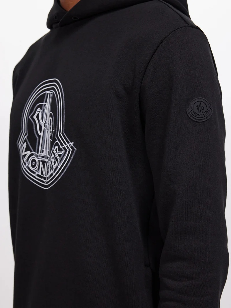 Logo-print cotton-jersey hoodie - 3