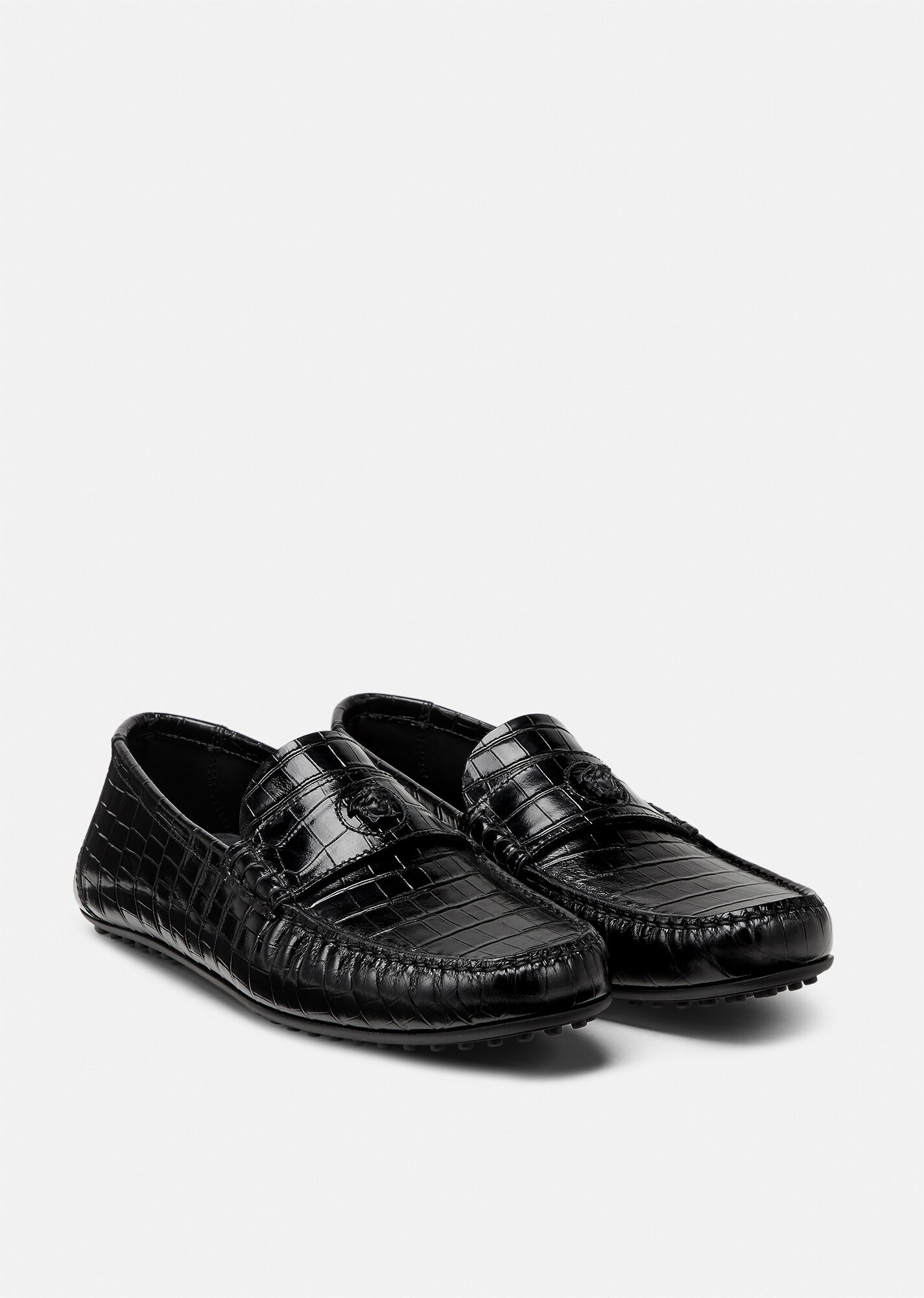 La Medusa Leather Loafers - 4