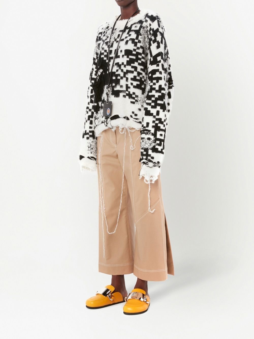 QR-code knit jumper - 2