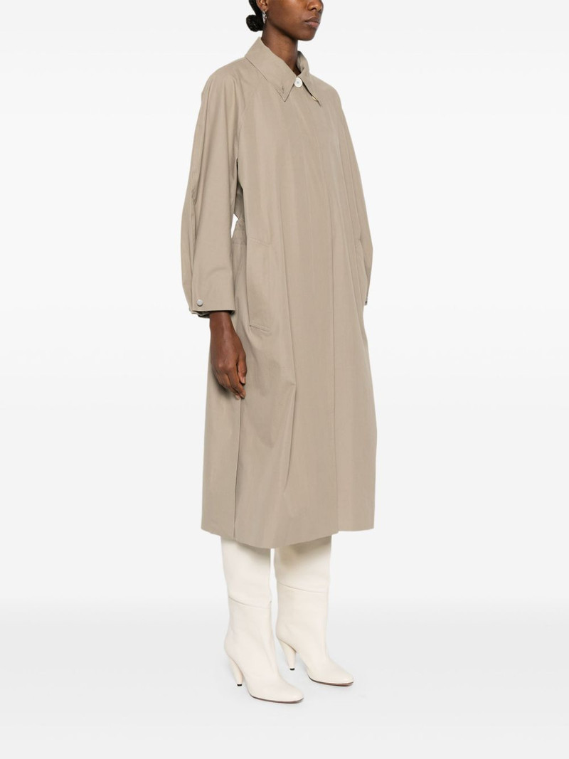button-fastening raglan-sleeve coat 3