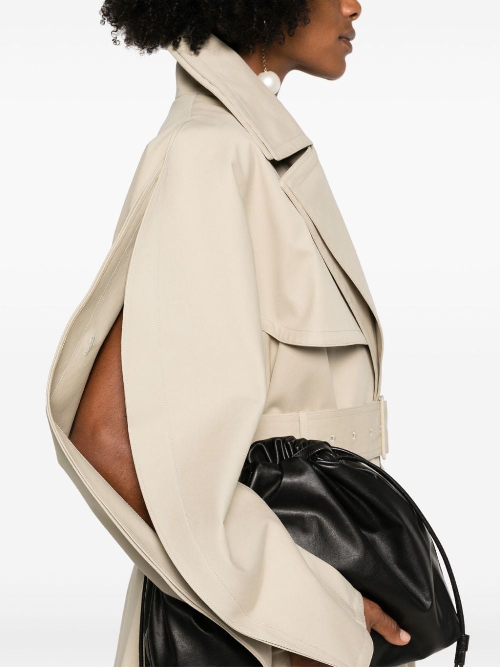 Alaïa slit-detail trench coat | REVERSIBLE