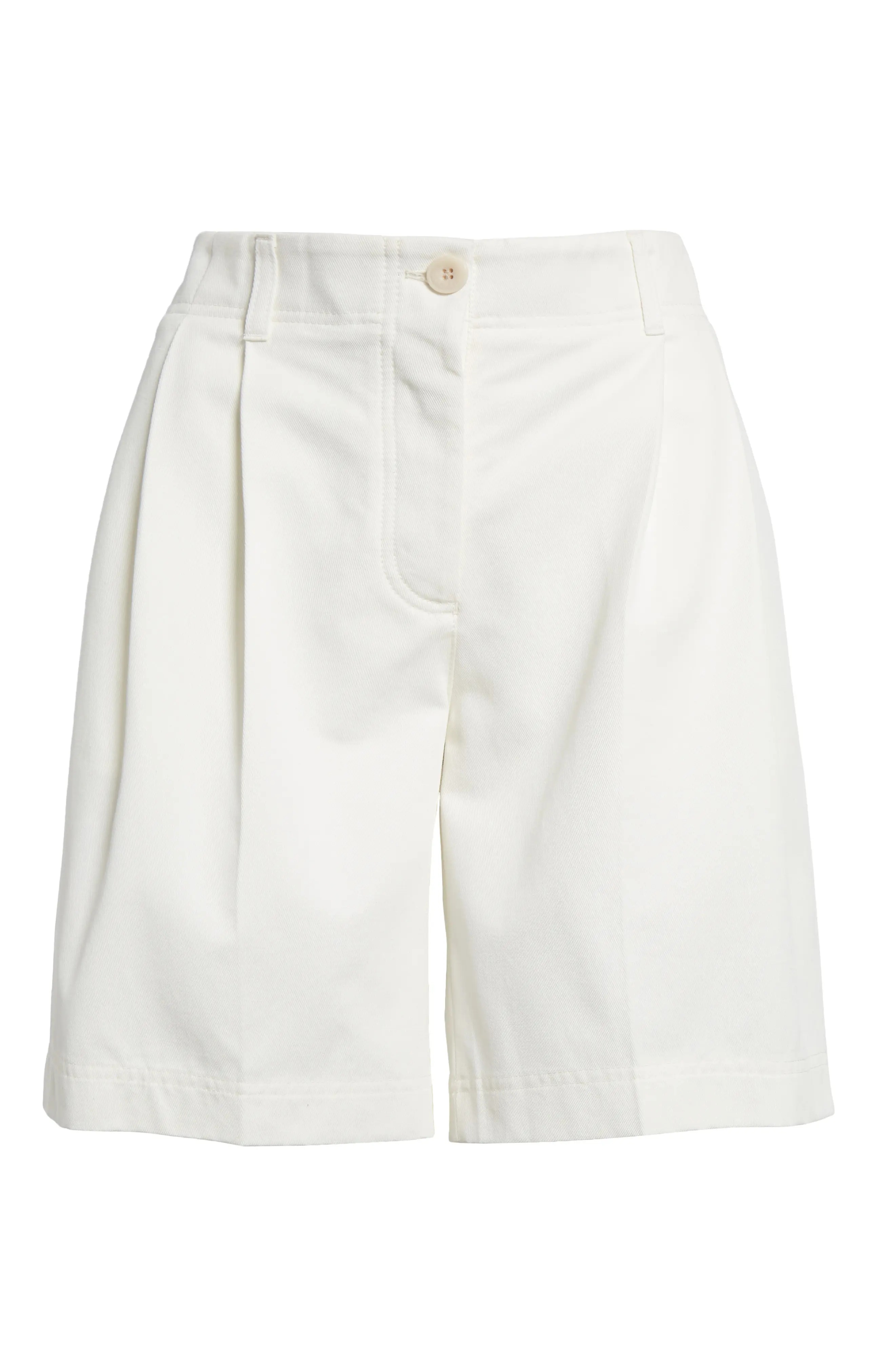 Relaxed Organic Cotton Twill Shorts - 5