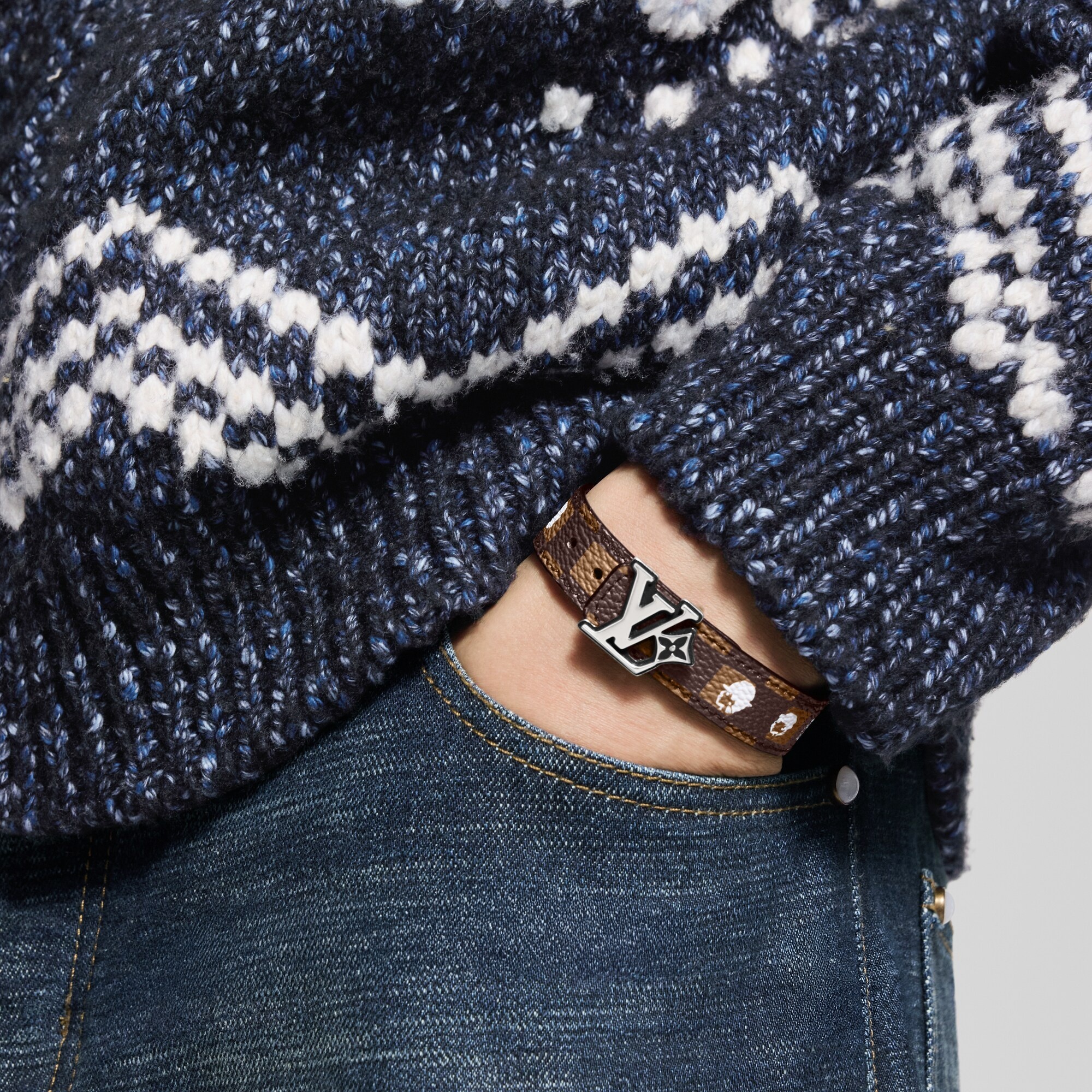 LV Flower Damier Phriendship Reversible Bracelet - 5
