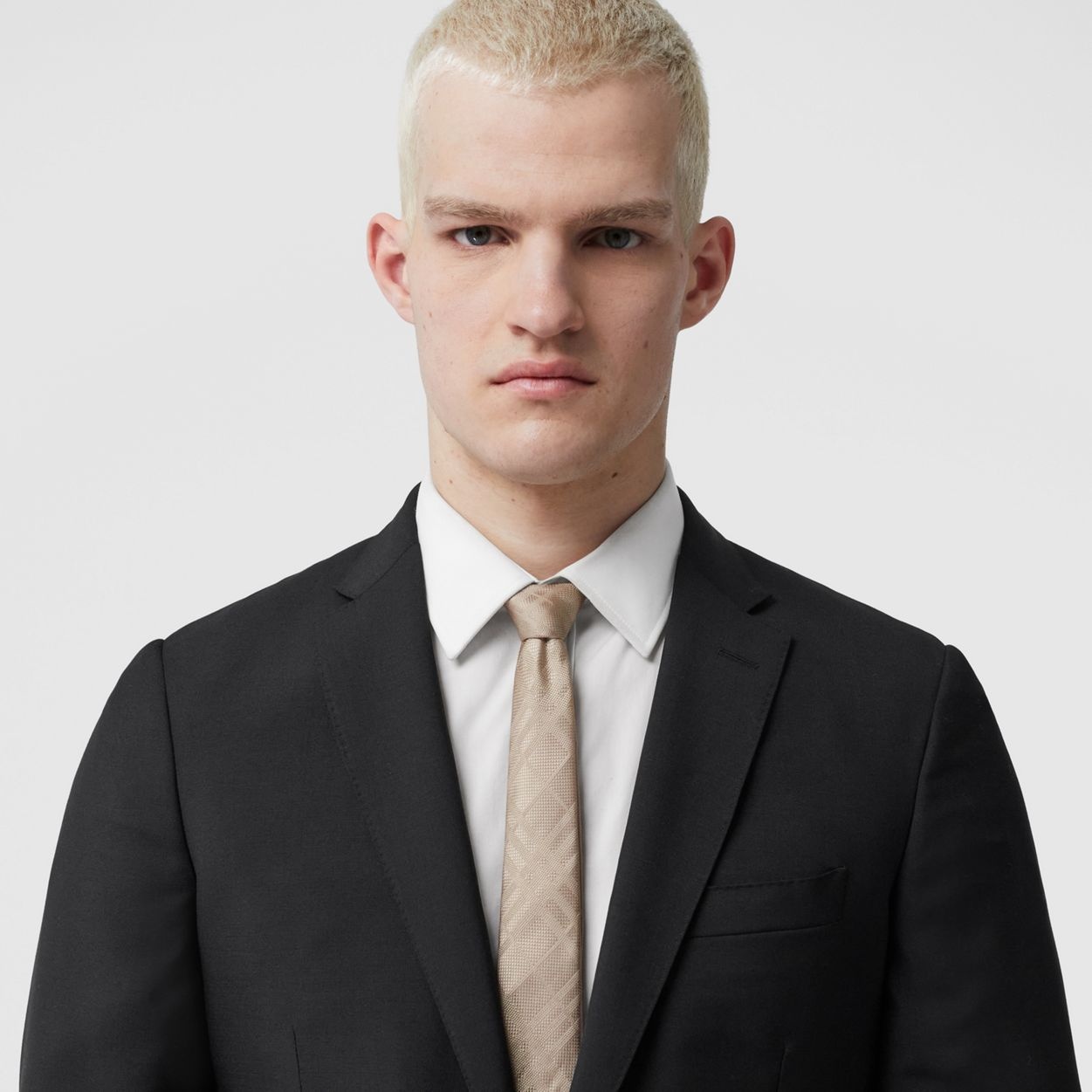 Classic Cut Check Silk Jacquard Tie - 4