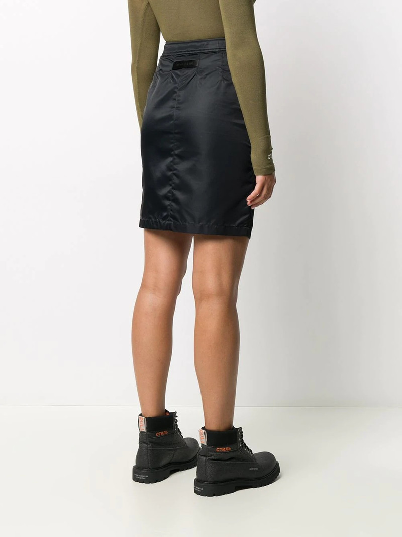 high-waisted zip-up skirt 4