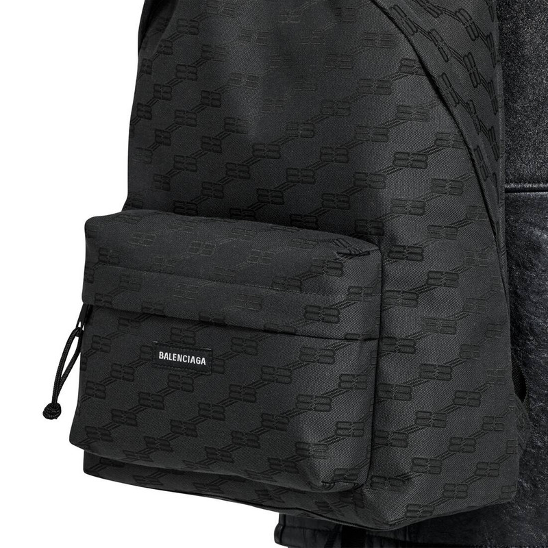 signature medium backpack bb monogram jacquard canvas 6