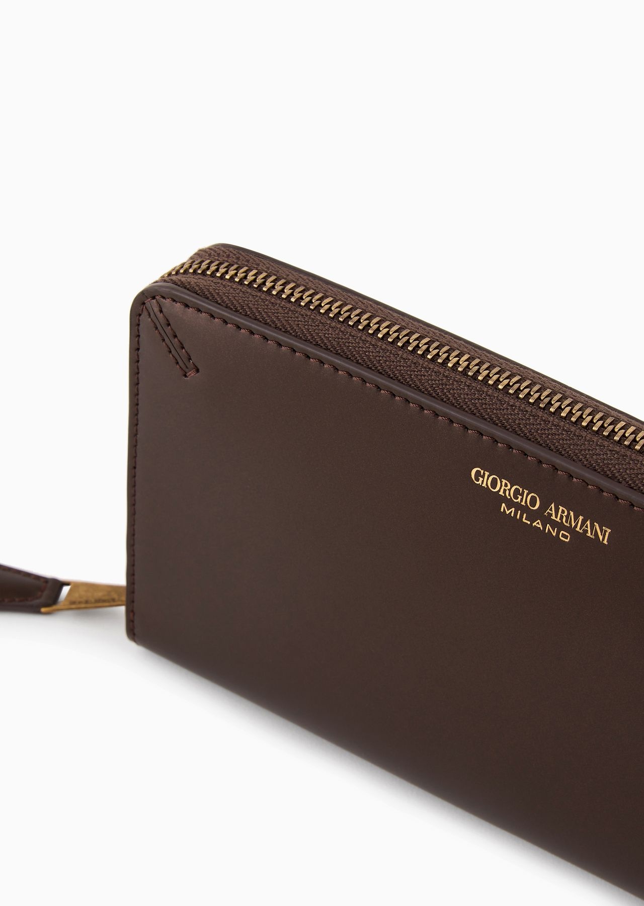 La Prima lamé-leather wallet with wrap-around zip - 4