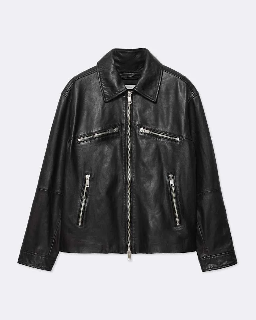 VEGASON OVERSIZED LEATHER JACKET - 1