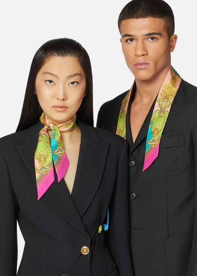 VERSACE Barocco Goddess Silk Scarf Tie outlook