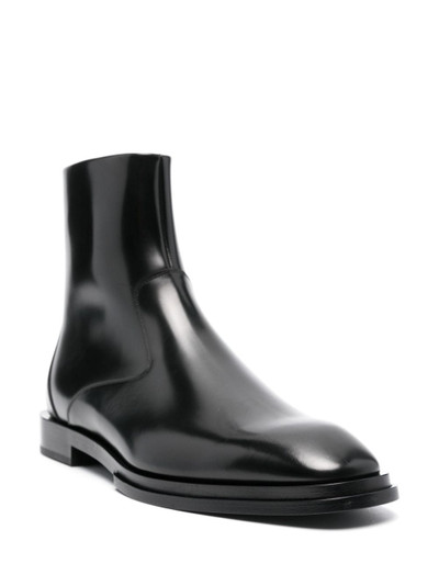 Alexander McQueen metal-trim leather boots outlook