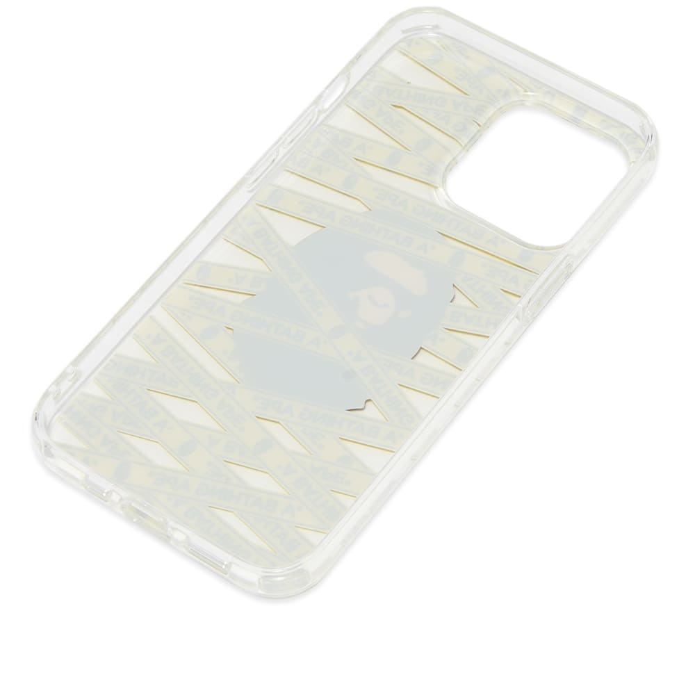 A Bathing Ape Tape Logo iPhone 13 Pro Clear Case - 2